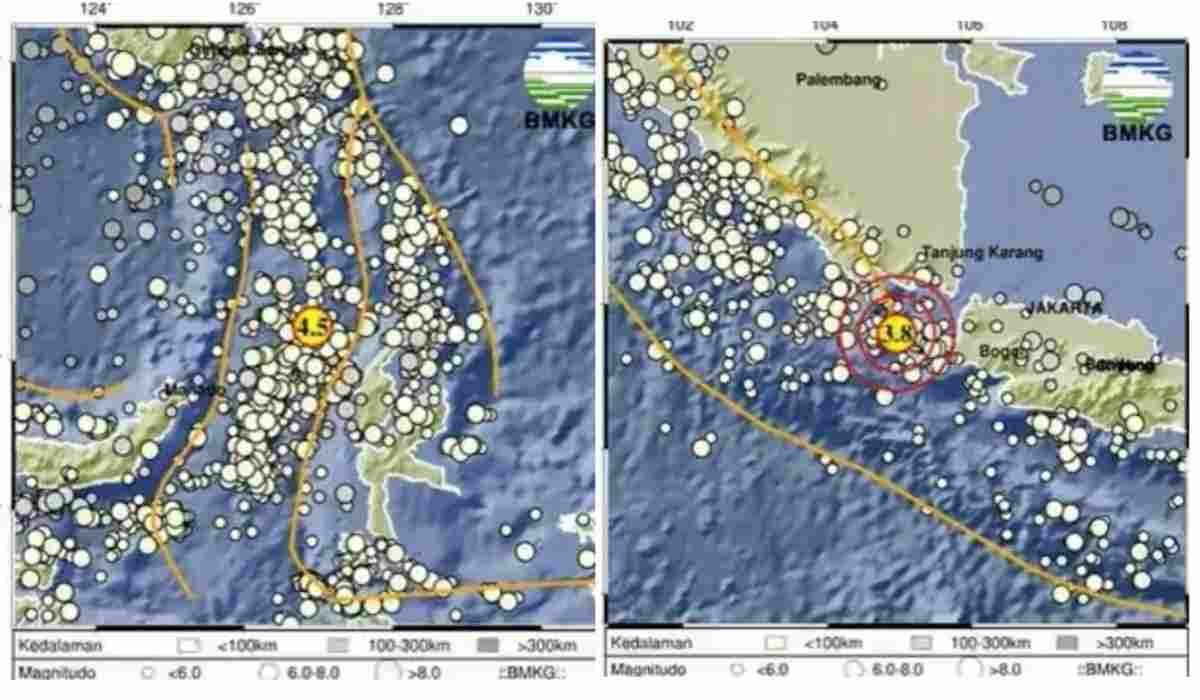 Pagi Ini Gempa Goyang Halmahera dan Banten, Kekuatan Magnitudonya Segini