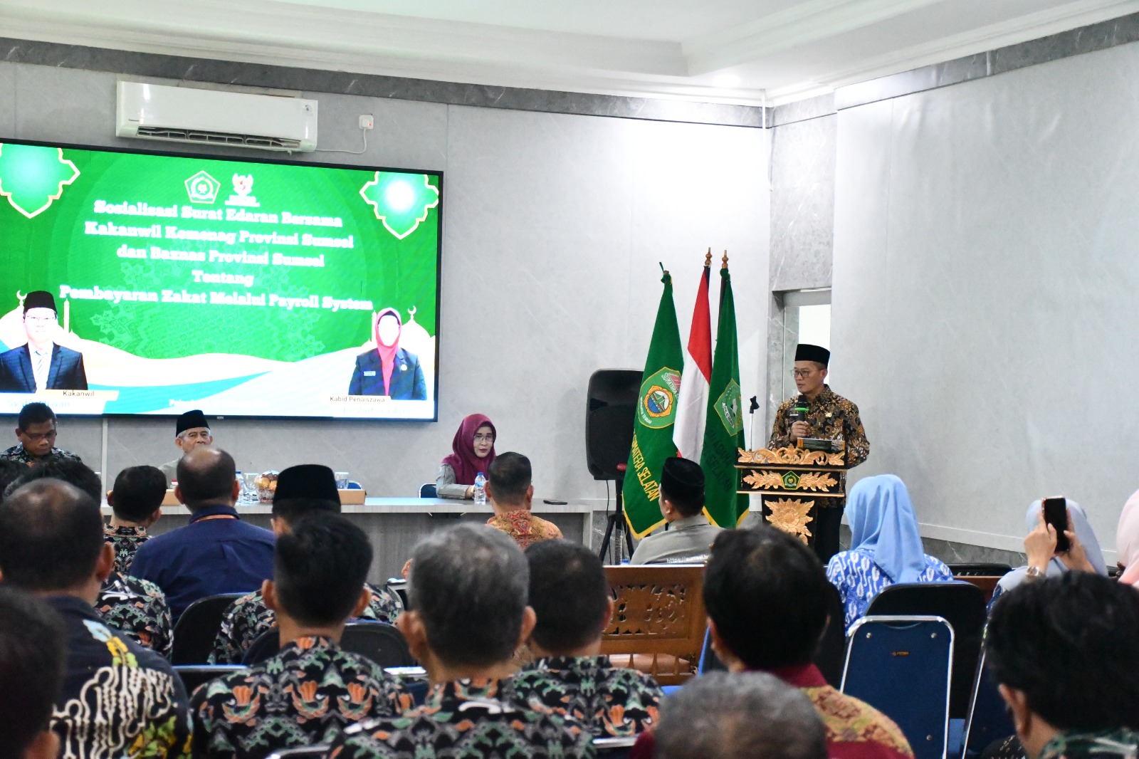 Sinergi Kemenag Sumsel dan Baznas Sosialisasikan Penerapan Zakat Profesi