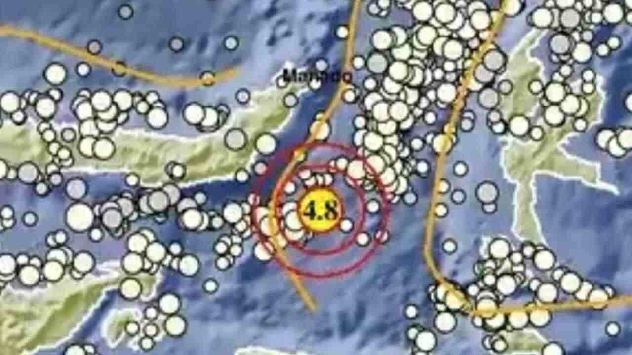 Gempa Magnitudo 4.8 Guncang Tutuyan Sulut, Cek Kedalaman dan Episentrumnya