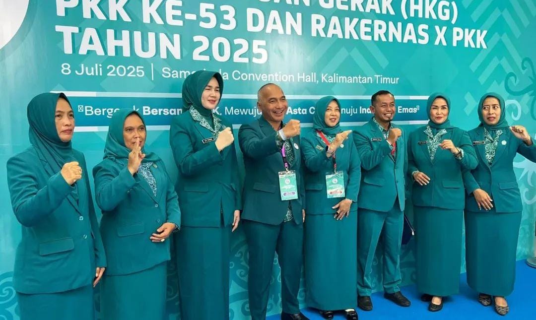Ketua Tim PKK Kabupaten Musi Rawas Hadiri Puncak Peringatan HKG dan Rakernas X PKK di Kaltim