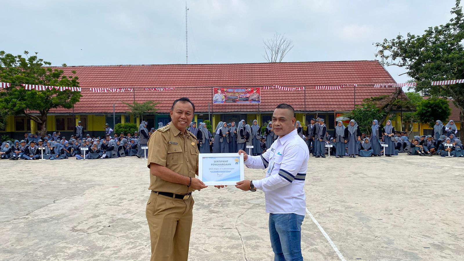 Bank Sumsel Babel cabang Lubuklinggau Konsisten Kenalkan Literasi dan Edukasi Dunia Perbankan kepada Pelajar