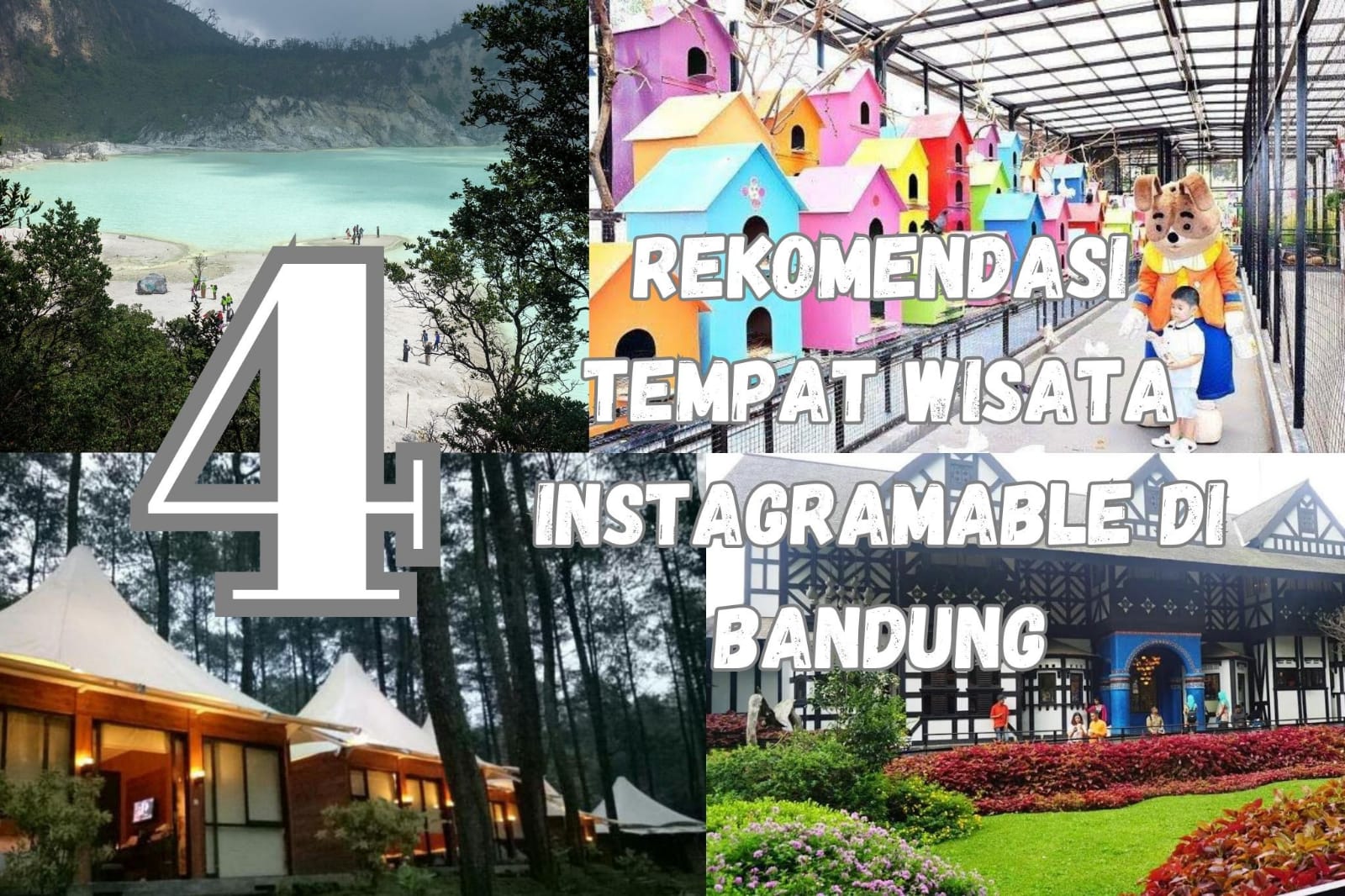 4 Tempat Wisata Instagramable di Kota Bandung, No 4 Banyak Penginapan di Kaki Gunung
