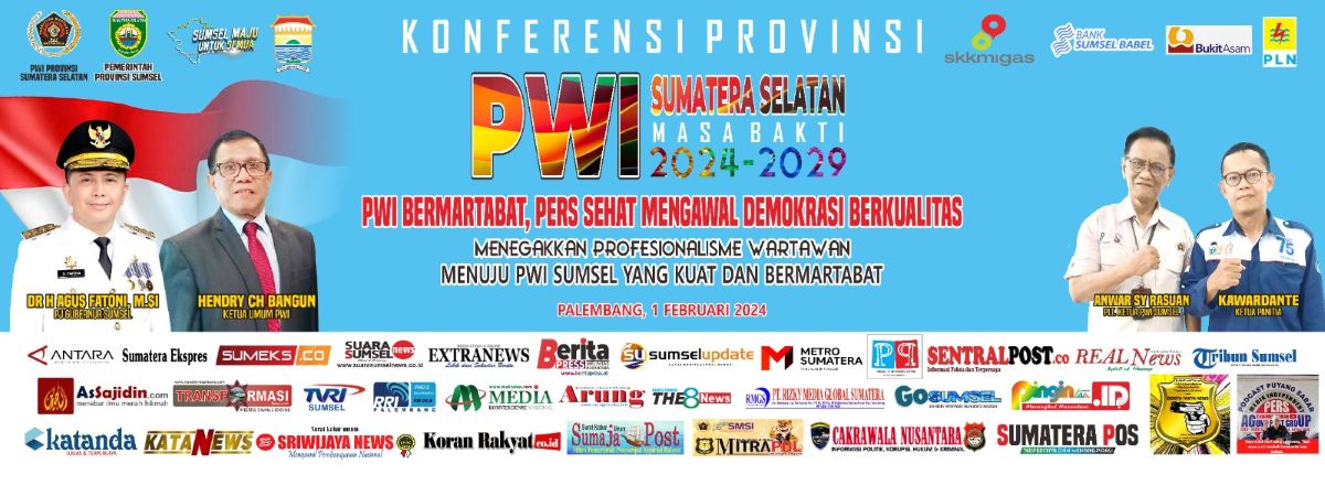 Hadiri Silaturahmi Wartawan se - Sumatera Selatan, Pj Gubernur Agus Fatoni Canangkan Pemilu Damai 2024