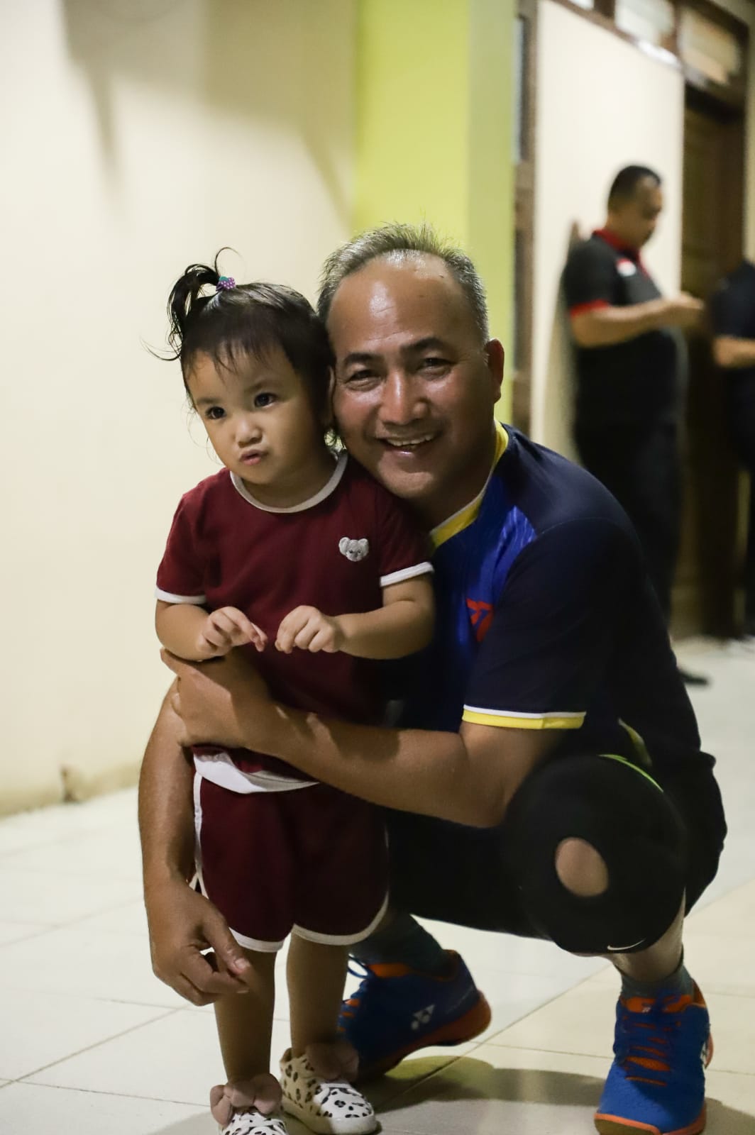 Boyong Cucu Tercinta, Pj Bupati Muba Sebut Supporter Fanatik Ketika Bermain Bulutangkis!   