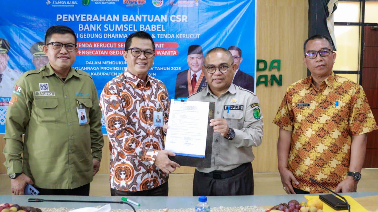 Bank Sumsel Babel Kucurkan CSR Rehabilitasi dan Fasilitas Penunjang untuk Porprov XV di Muba