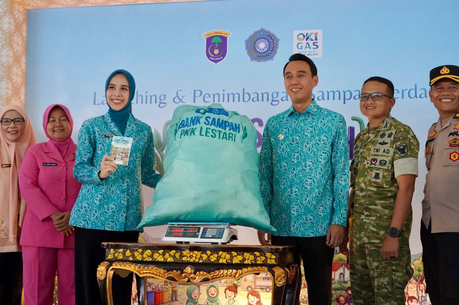 CERDAS! Pemkab Bersama TP PKK OKI Gagas Sampah Jadi Rupiah