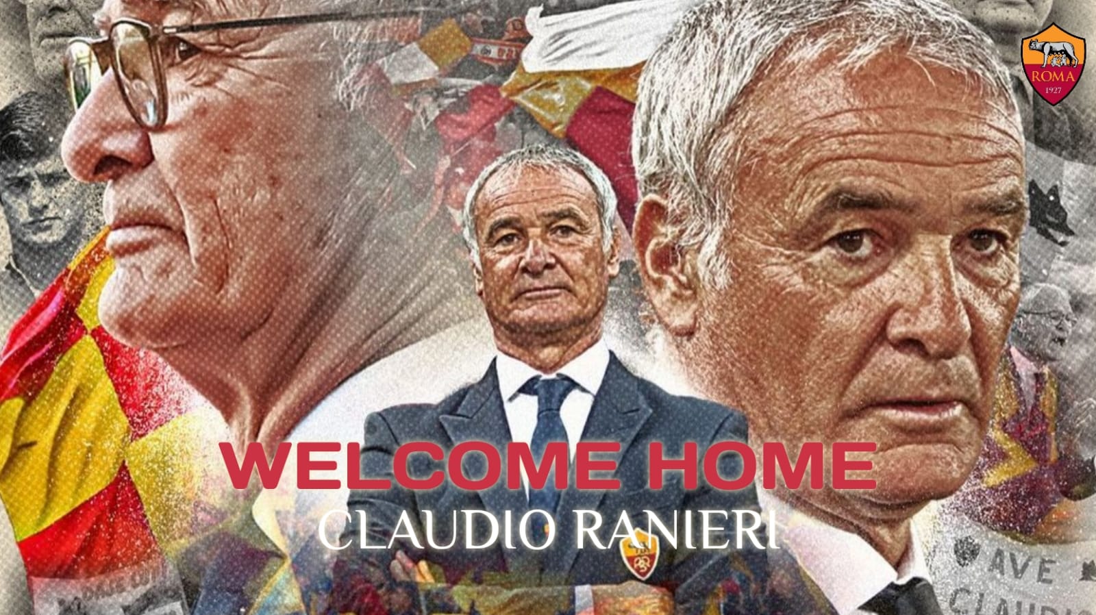 Welcome Home Claudio Ranieri Roma Sambut Allenatore Baru