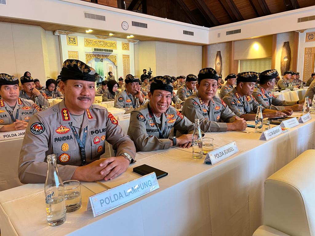 Kabid Humas Polda Sumsel Ikuti Rakernis Humas Polri di Bali, Bahas Pemilu 2023 Hingga Ekonomi