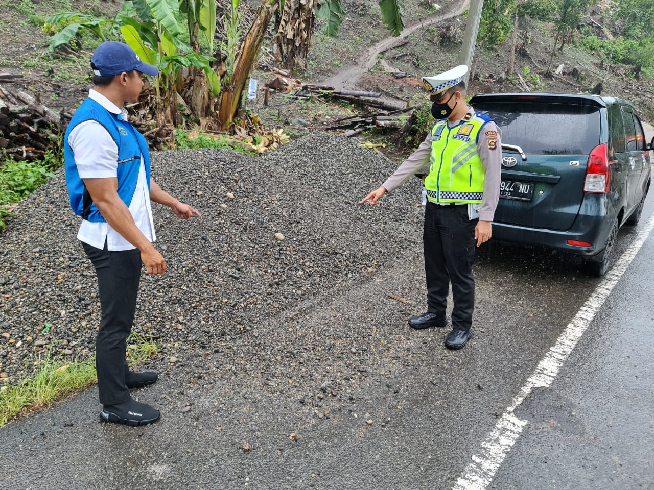 Tim Masih Temukan Material Pasir dan Koral di Jalur Sriwijaya Ranau Grand Fondo 