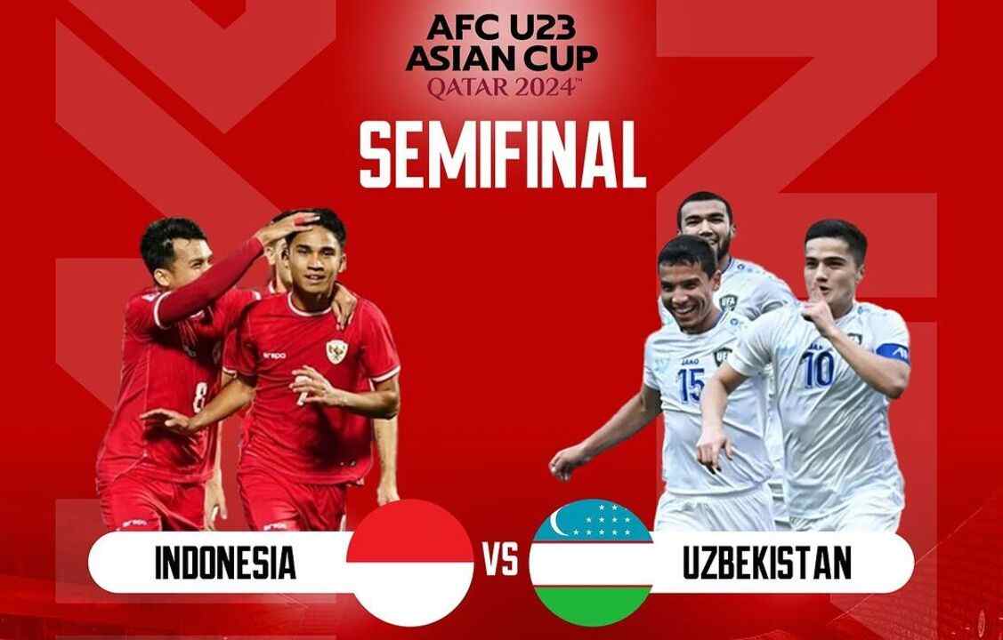 Hasil Babak Pertama Semifinal Piala Asia U23 2024: Timnas Indonesia U23 Tahan Imbang Uzbekistan U23