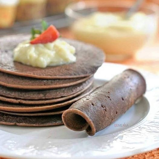 Sarapan Untuk Sibuah Hati Resep Pancake Cokelat Saus Durian