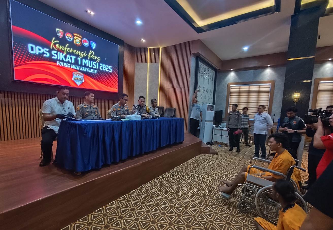 16 Hari Operasi Sikat Musi 2025, Polres Muba Ungkap 66 Kasus 3C dan Premanisme