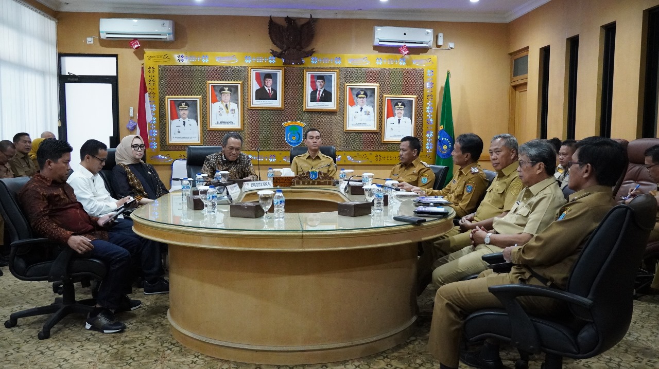 Terima Kunjungan Anggota DPR RI Wahyu Sanjaya, Ini Harapan Bupati OKI H Muchendi