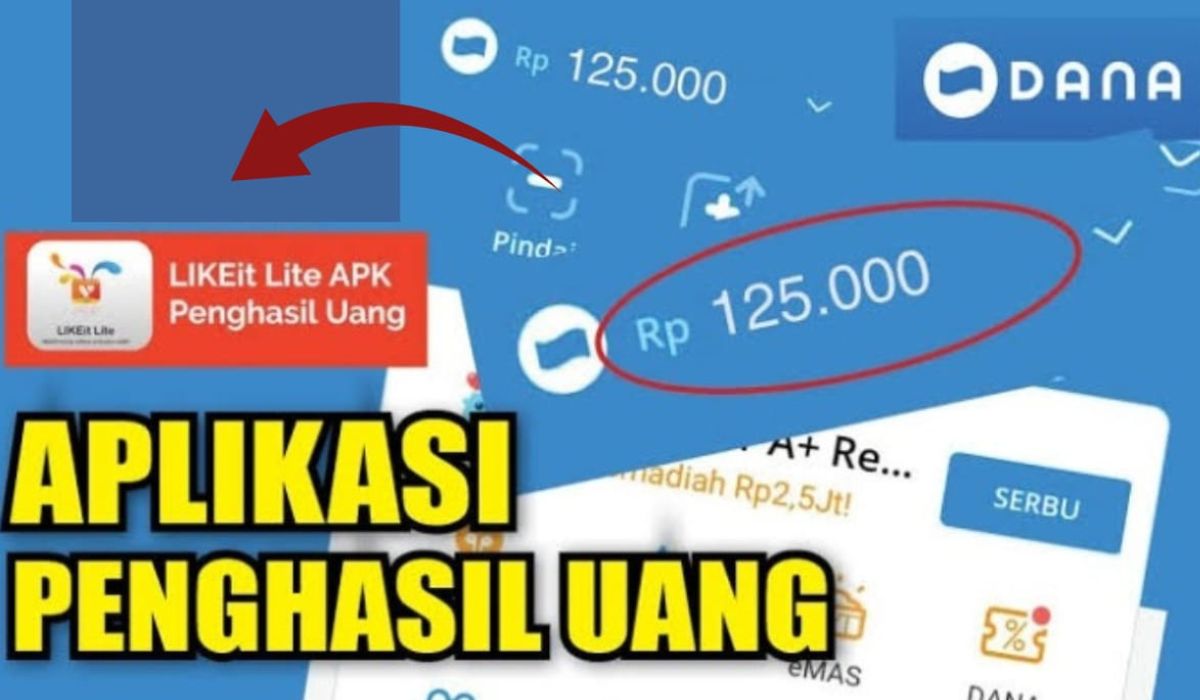 Cuma Nonton Video Pendek Saldo DANA Gratis Rp50.000 Cair dari Aplikasi LikeIt, Coba Deh!