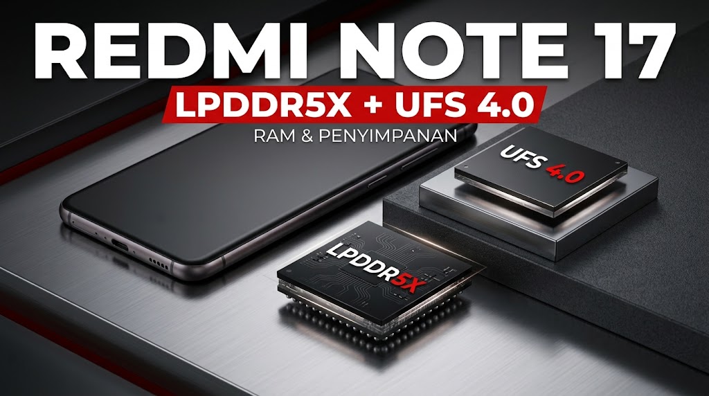 Bukan Cuma Soal Kapasitas! Ini Alasan RAM LPDDR5X dan UFS 4.0 Bikin Redmi Note 17 Pro Max Bebas Lag