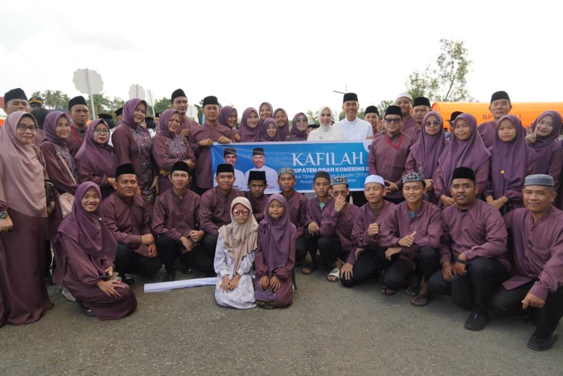 Bupati Muchendi Hadiri Pembukaan STQH XXVIII, Berikan Dukungan Kafilah OKI