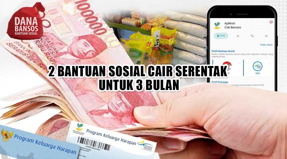 KPM Beruntung! 2 Bantuan Sosial Cair Serentak untuk 3 Bulan, Ini Kategorinya