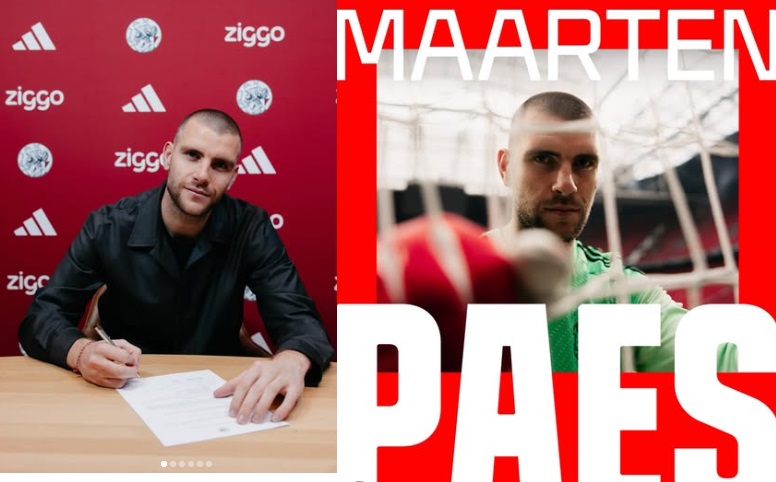RESMI! Kiper Timnas Indonesia Maarten Paes Berseragam Ajax hingga 2029