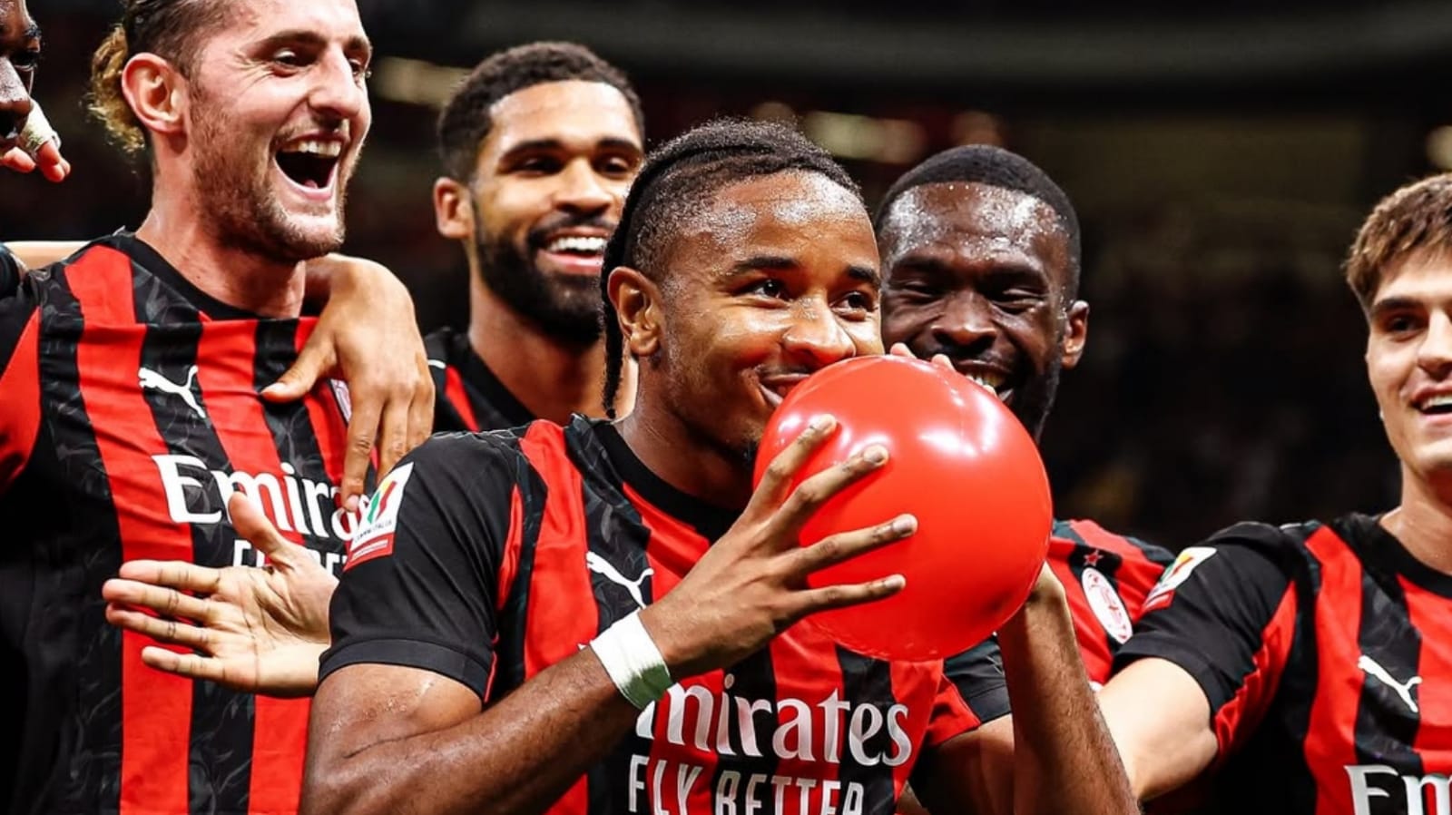 Gol Pertama Nkunku Dalam Kemenangan Telak AC Milan vs Lecce di Coppa Italia