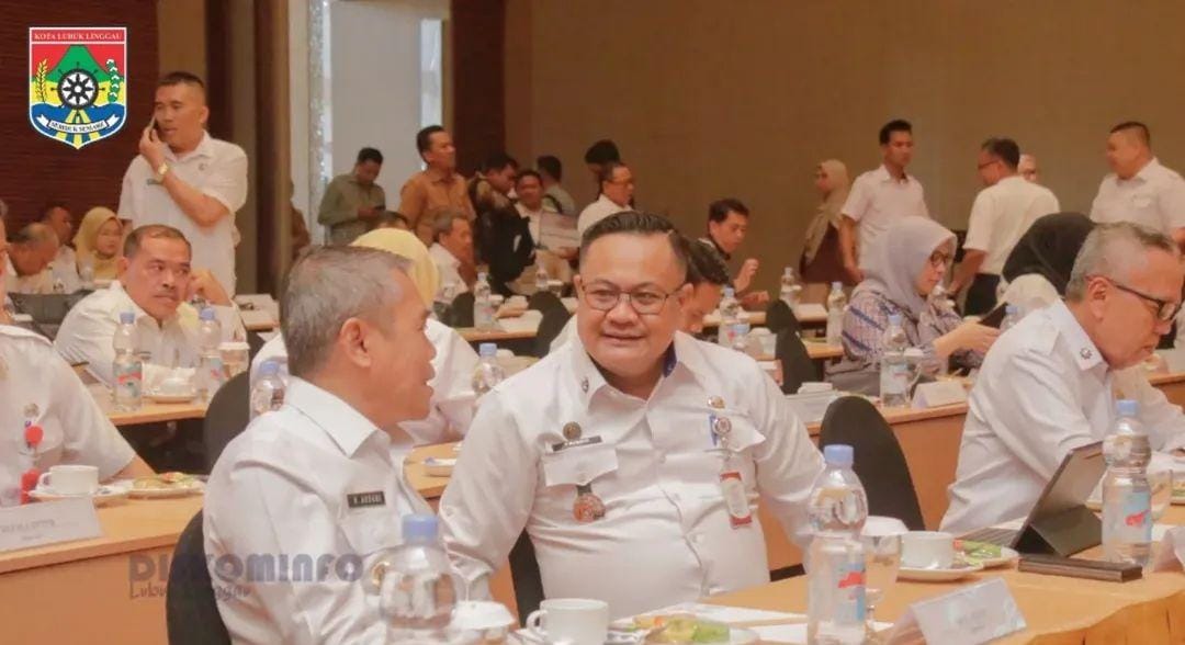 Sekda Kota Lubuk Linggau H Trisko Defriyansa Hadiri Rakor TPID se-Sumsel