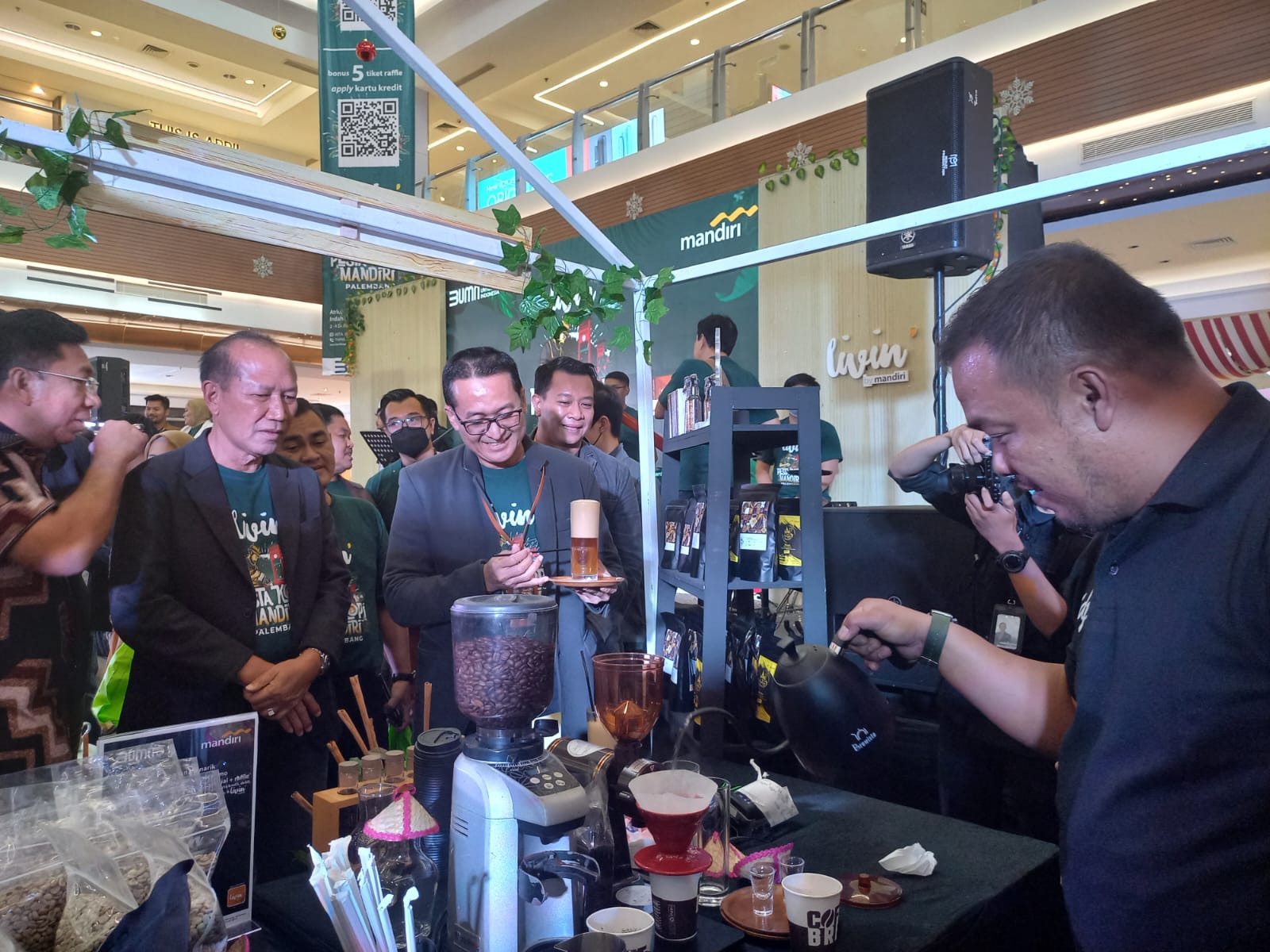 Dongkrak Transaksi Nasabah, Livin’ by Mandiri Hadirkan Pesta Kopi Mandiri Palembang 2022 