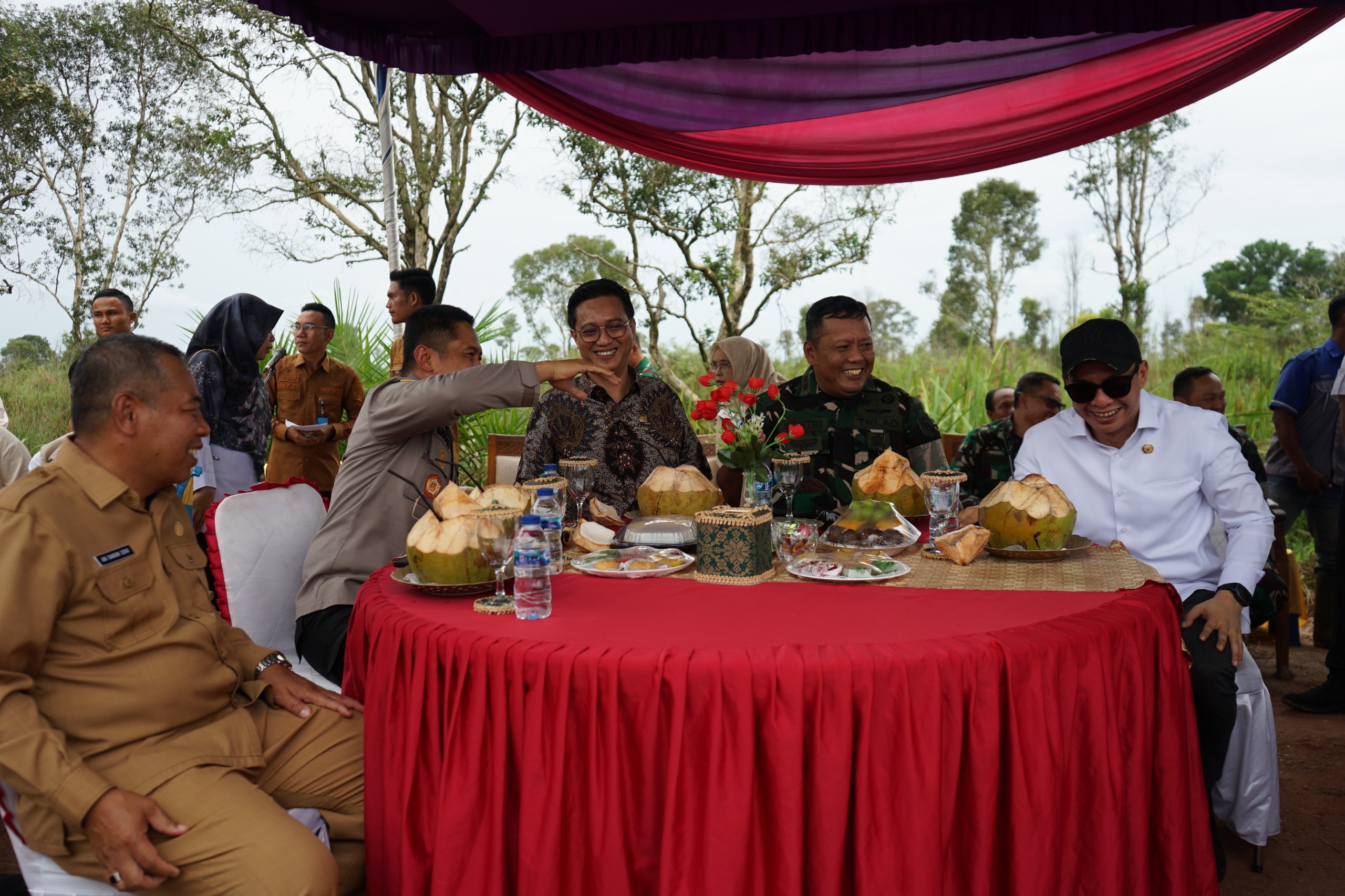 Dandim 0402/OKI-OI Dampingi Kunjungan Kerja Wamentan RI di Ogan Ilir