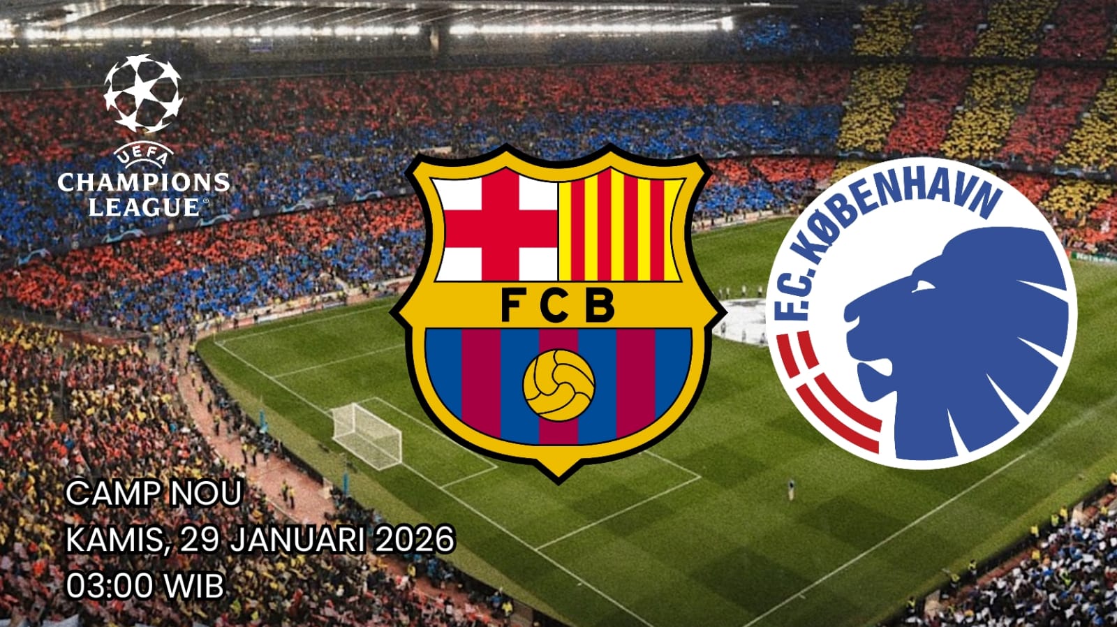 Barcelona vs Copenhagen: Harus Lolos Babak Gugur Liga Champions di Rumah Sendiri