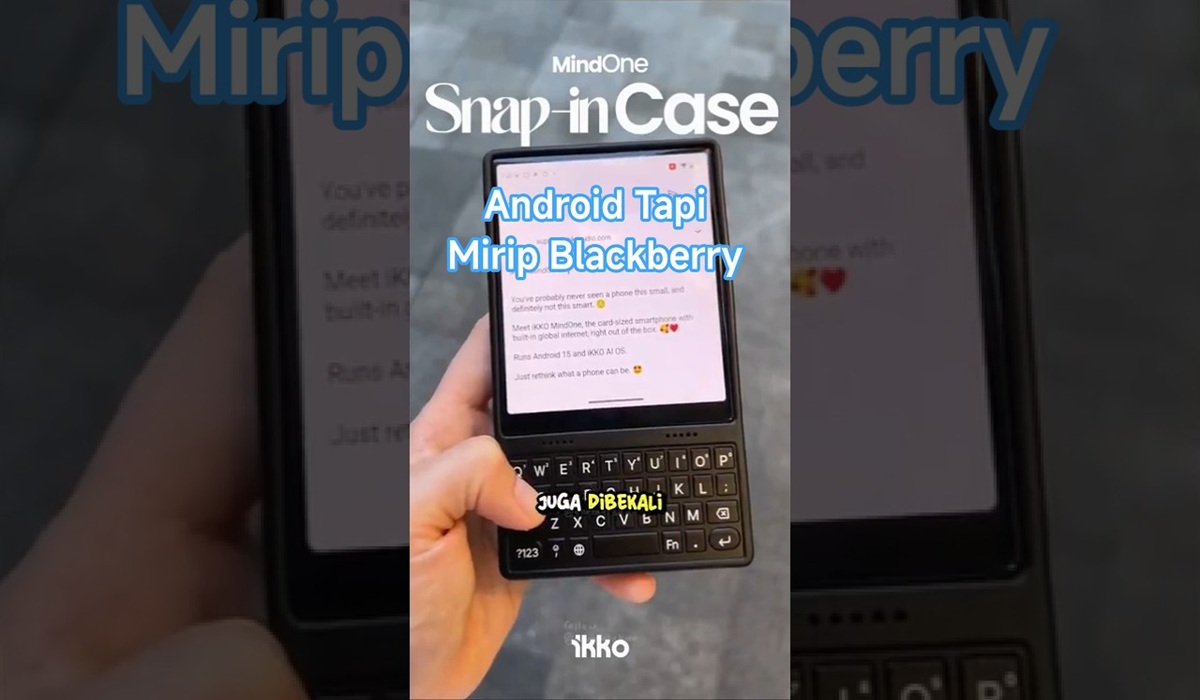 Android, Blackberry, dan MP3 Player Jadi Satu! Intip Keunikan iKKO Mind One