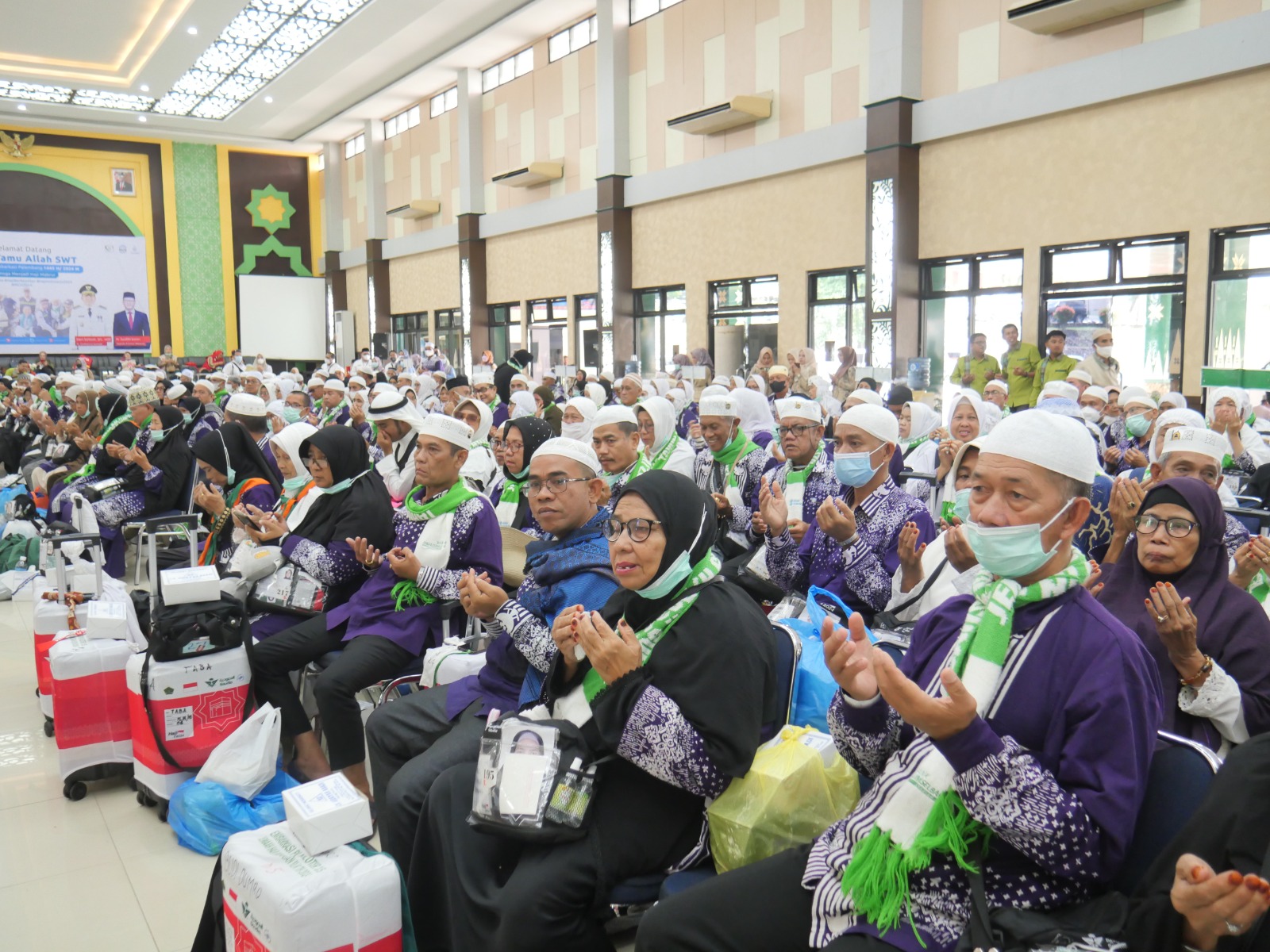 Kedatangan Kloter 15 Tambah Jumlah Jemaah Haji Debarkasi Palembang yang Tiba di Tanah Air