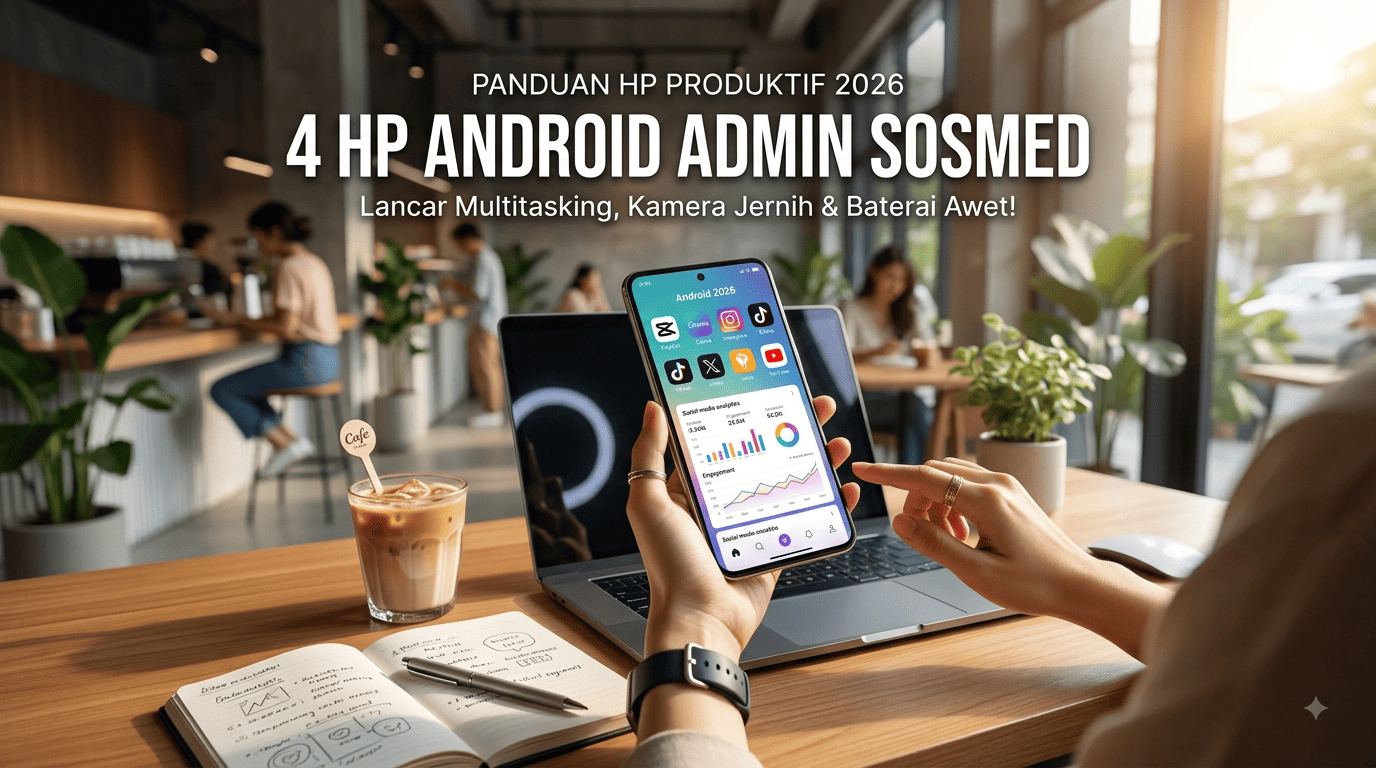 Andalan Content Creator dan Admin Medsos: 4 Pilihan HP Android Terbaik 2026 untuk Multitasking Tanpa Lemot
