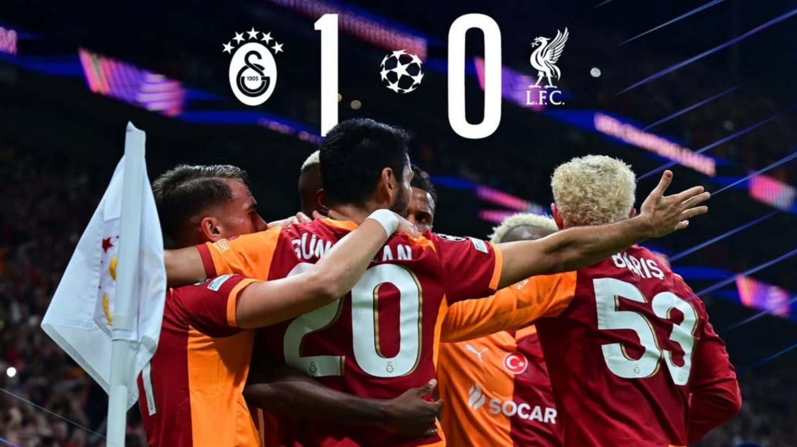 Hasil Liga Champions: Galatasaray 1-0 Liverpool - Pasukan Arne Slot Tumbang di Istanbul