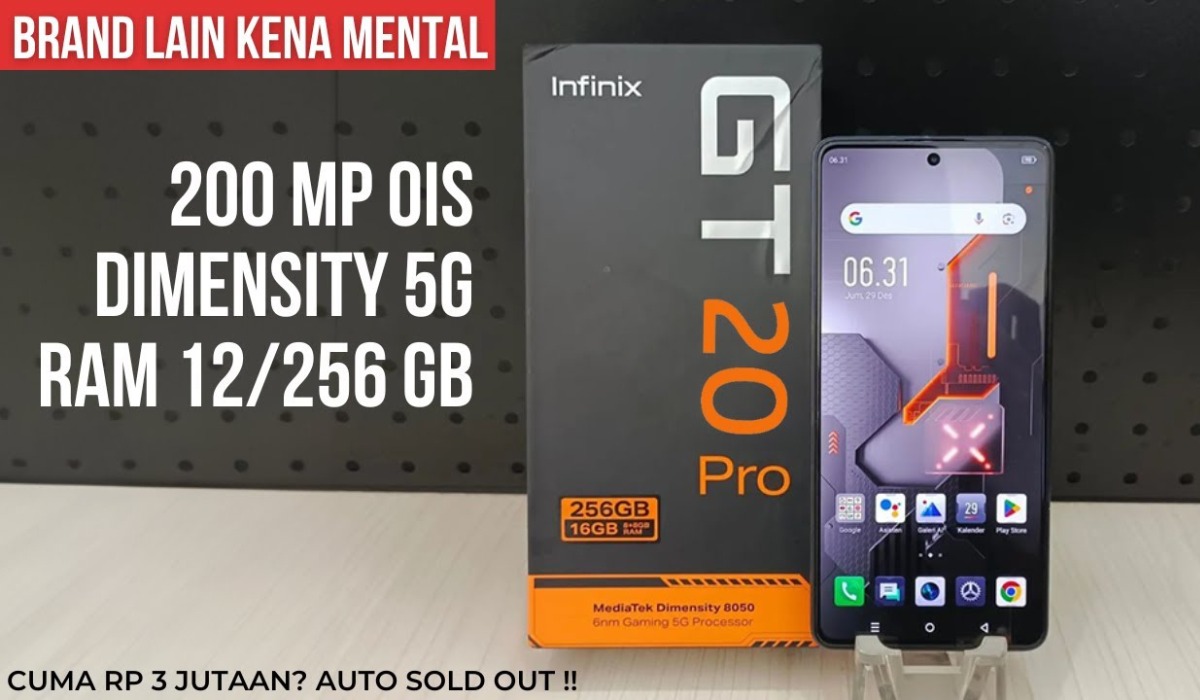 Bocoran Spesifikasi Infinix GT 20 Pro, Lebih Gahar dari GT 10 Pro dengan Desain Bodi Futuristik, Harganya?