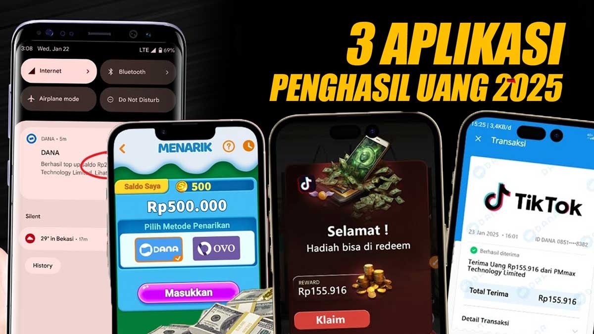 Main Game, Dapat Saldo DANA, Bisa Banget! Nih 3 Aplikasi Penghasil Uang Wajib Kamu Coba, Dompet Auto Terisi