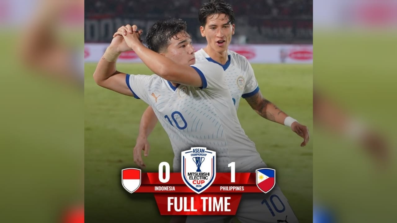 Piala AFF 2024: Indonesia 0-1 Filipina,The Azkals Amankan Posisi Runner-up Grup B