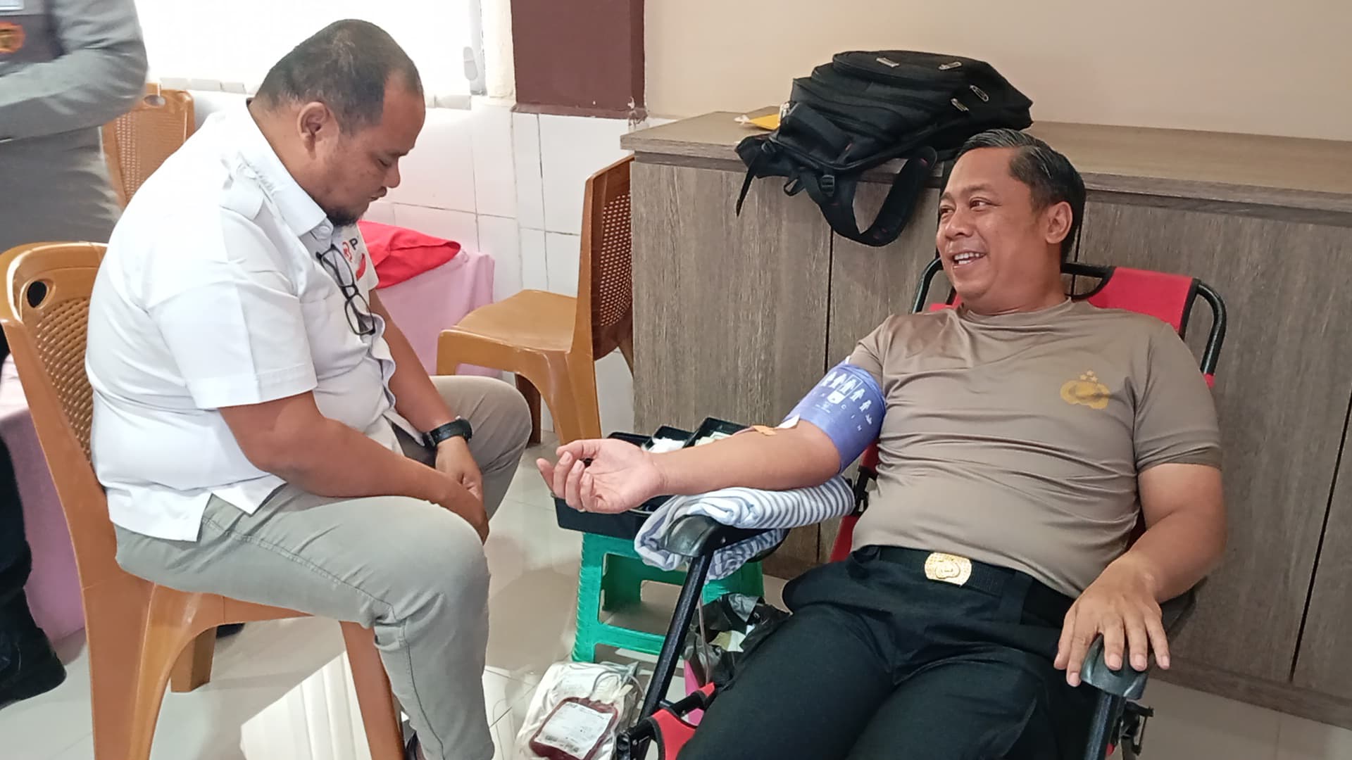 Peduli Kesehatan Masyarakat, Polres Lubuklinggau Gelar Pengobatan Gratis dan Donor Darah