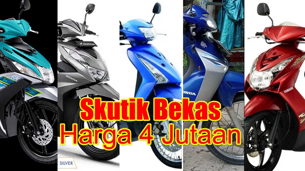 7 Motor Skutik Bekas Harga 4 Jutaan, BBM Irit, Mesin Bandel, Nyaman Dipakai, Ada Motormu?