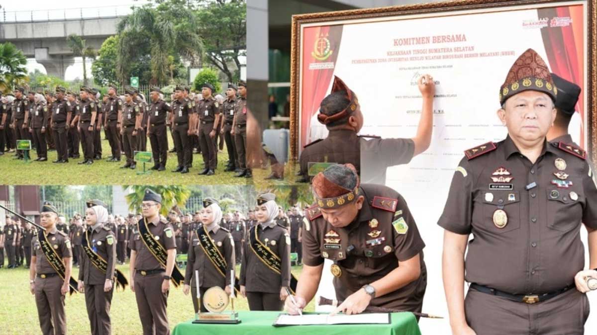 Serentak Se-Sumsel! Kejati dan Kejari Kompak Canangkan Zona Integritas Menuju WBBM