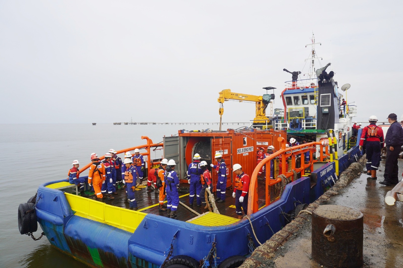 Dukung Keselamatan Operasi Migas, Pertamina EP Bunyu Field Gelar Latihan Tanggap Darurat Bersama