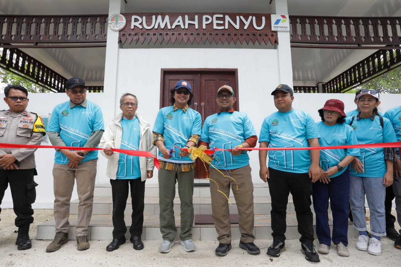 Bangun Rumah Penyu, PHE ONWJ Dukung Pelestarian Penyu Sisik di Pulau Rambut