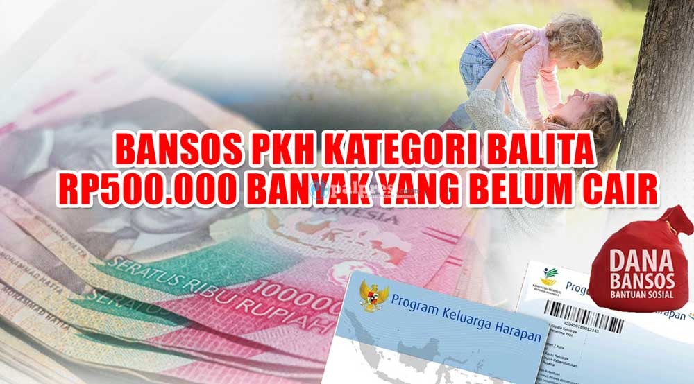Bansos PKH Kategori Balita Rp500.000 Banyak yang Belum Cair, Ini Penyebabnya