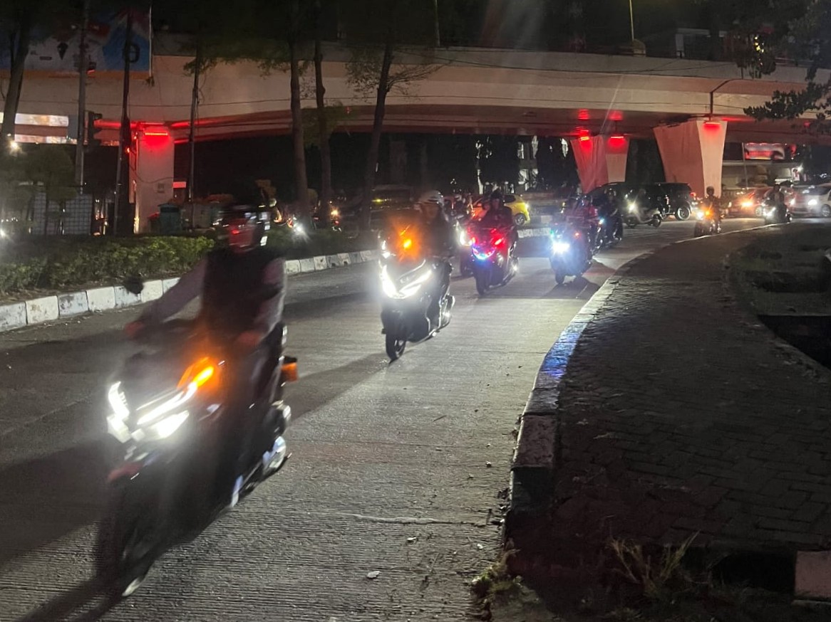 Astra Motor Sumsel Rutin Gelar Nocturnity Riding Bareng Komunitas Honda di Palembang
