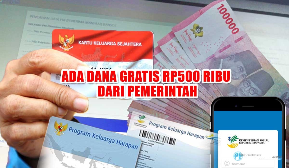 Ada Dana Gratis Rp500 Ribu dari Pemerintah, Ambilnya Lewat ATM KKS BRI, Mandiri, dan BNI