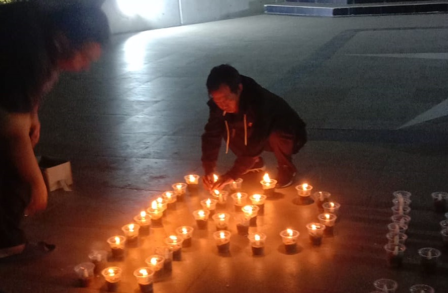 Malam 1000 Lilin dan Renungan Suci Warnai Peringatan Pertempuran 5 Hari 5 Malam di Palembang