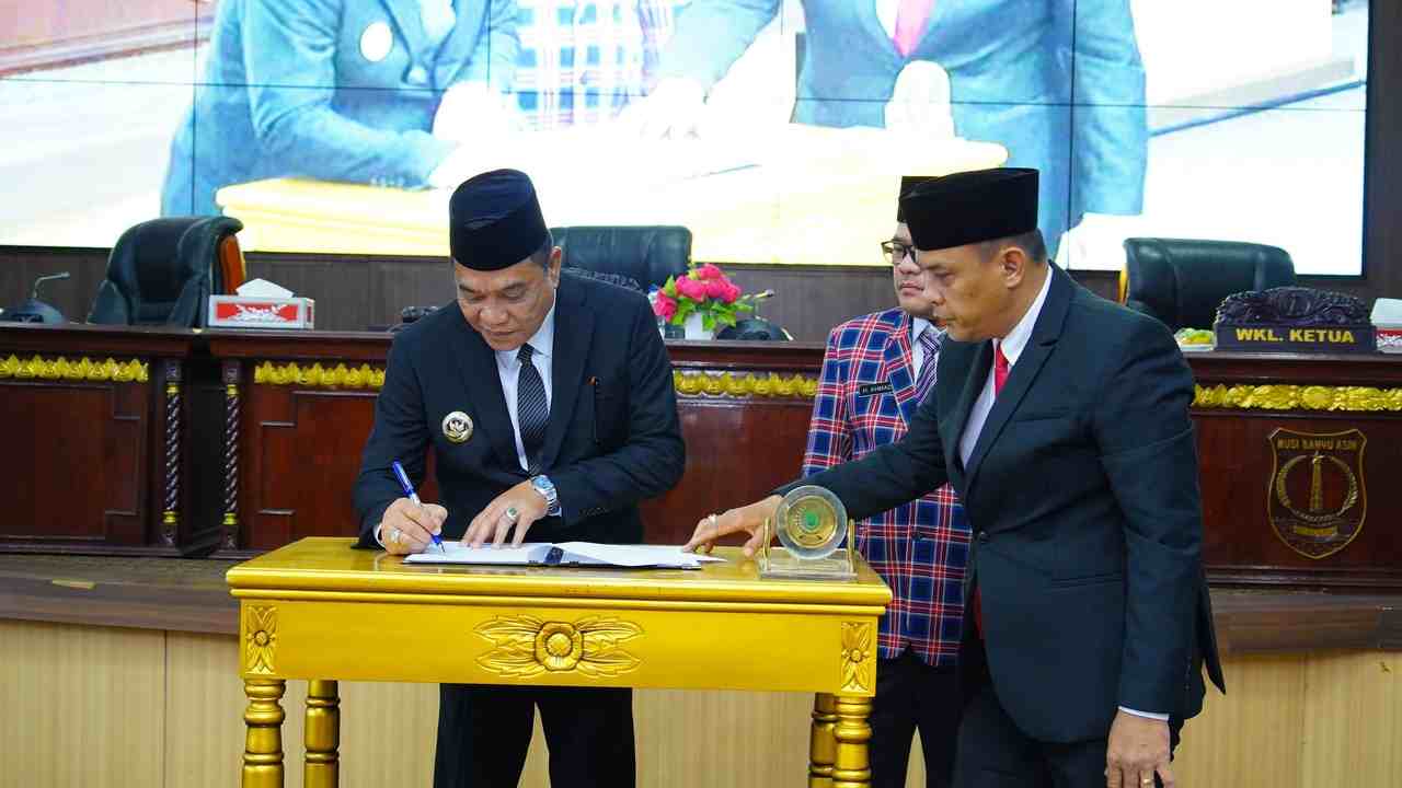 Bupati HM Toha dan DPRD Muba Setujui 3 Raperda Kabupaten Musi Banyuasin Tahun 2025
