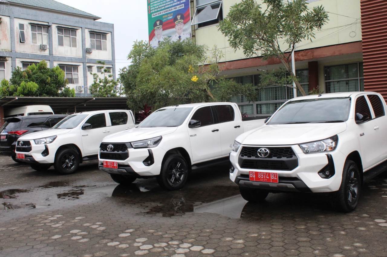 Gencar Tingkatkan PAD, BPPRD Muba Berikan Bantuan Kendaraan Operasional ke Samsat dan Polres