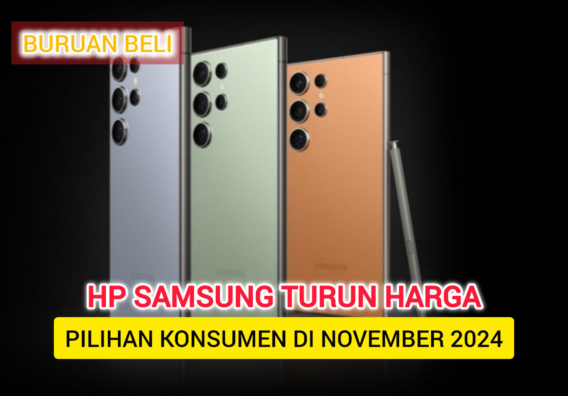 HP Samsung Turun Harga Signifikan, Ini Seri yang Bisa Dipilih Konsumen November 2024