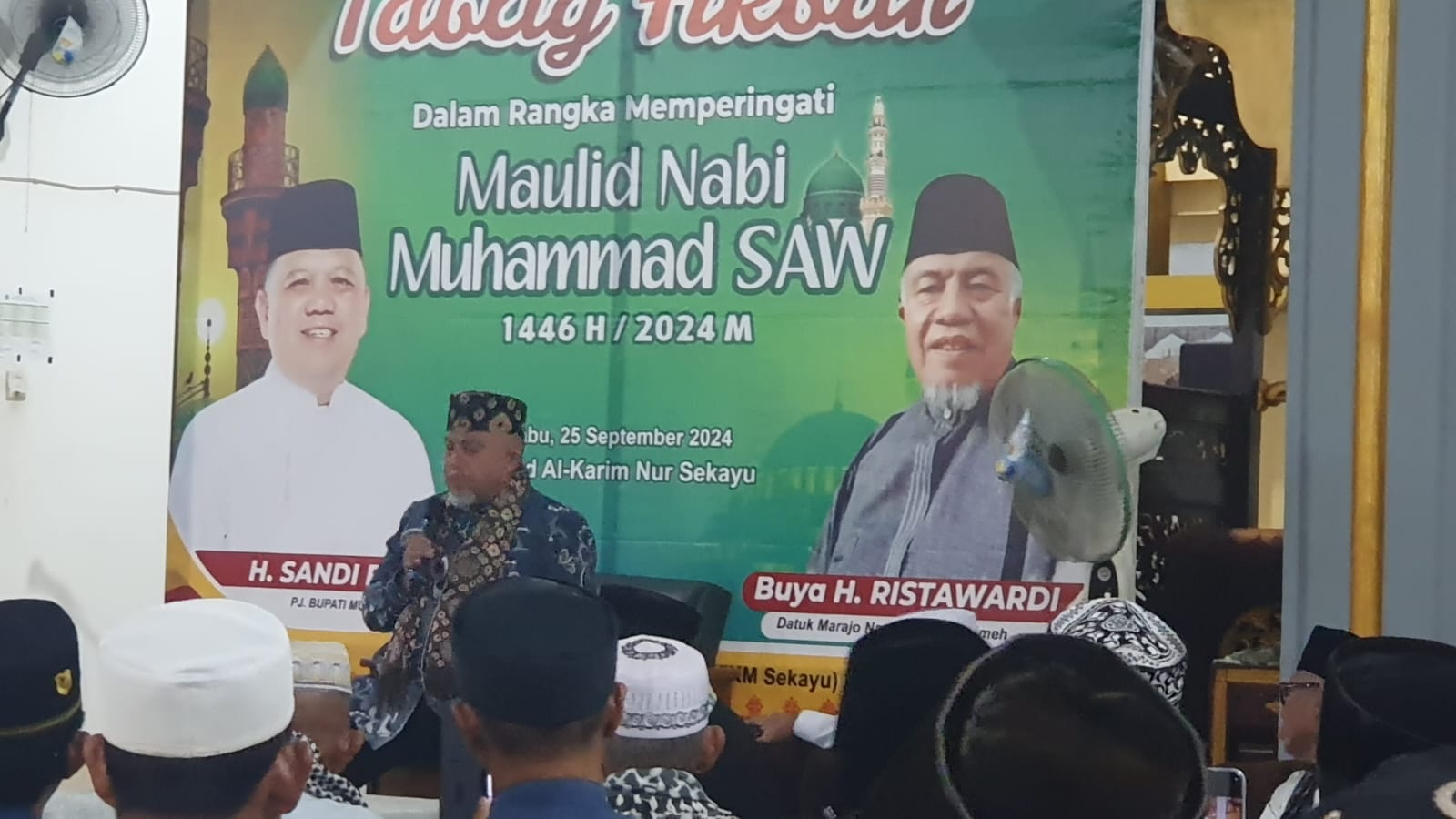 Ikatan Keluarga Minang Sekayu Gelar Tabligh Akbar Maulid Nabi Muhammad SAW 1446 Hijriah