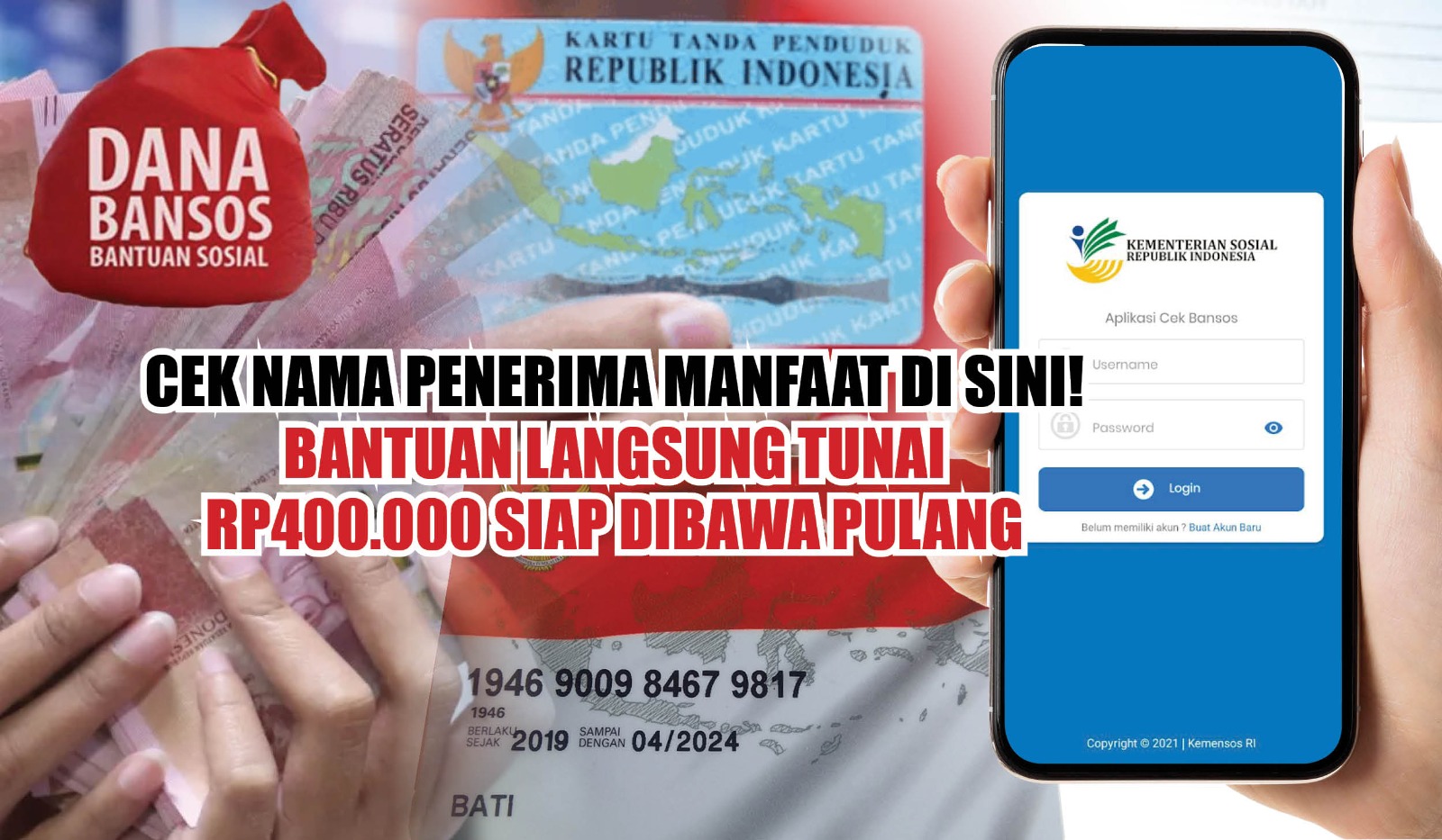 Cek Nama Penerima Manfaat di Sini! Bantuan Langsung Tunai Rp400.000 Siap Dibawa Pulang