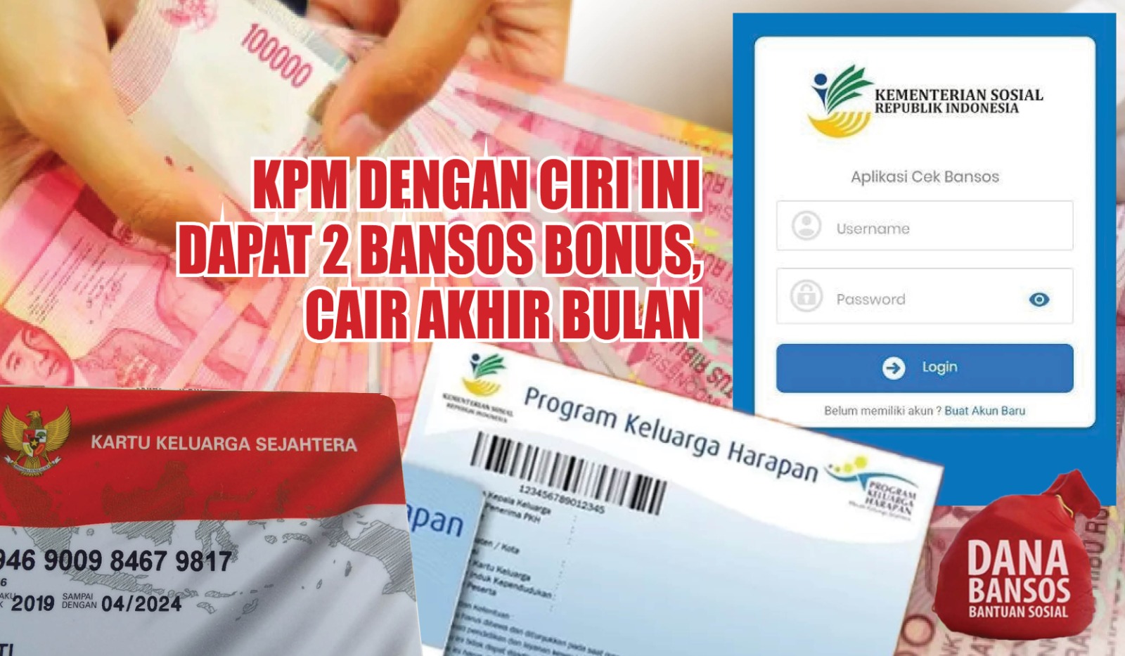 KPM dengan Ciri Ini Terima 2 Bansos Bonus, Cair Akhir Bulan Ini