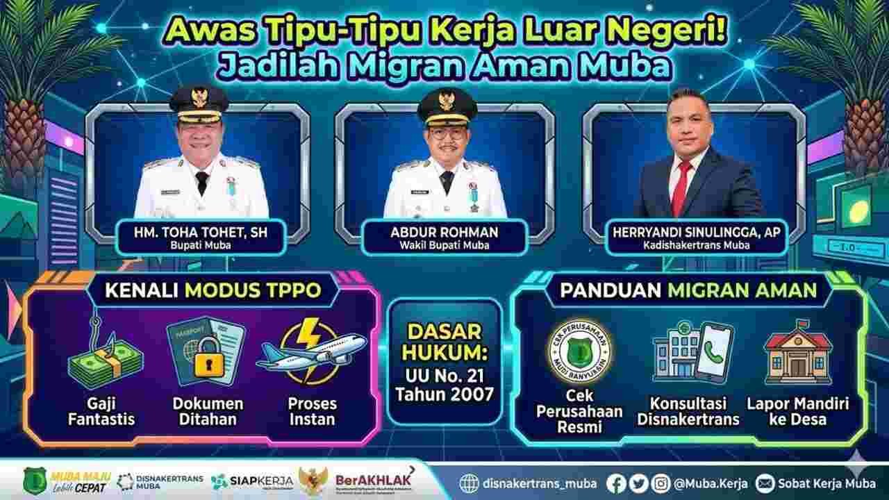 Waspada! Modus Kerja Luar Negeri Berujung TPPO, Ini Peringatan Pemkab Muba